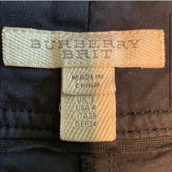 Authentic Burberry sz 4 Dark Navy/black Shorts - Picture 4 of 6